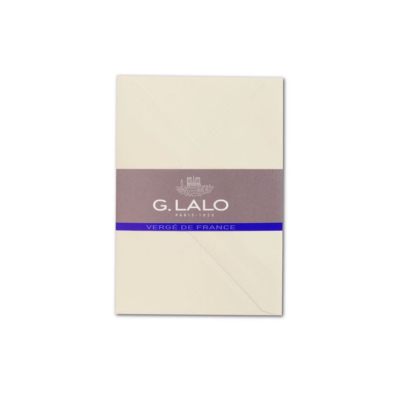 G. Lalo Gummed Envelopes - Ivory (pack of 25)