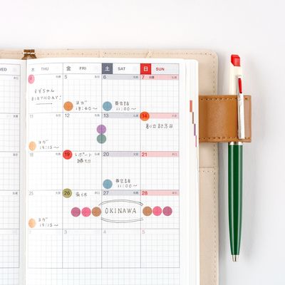 Hobonichi Transparent Dot Stickers - TSUKI no IRO - 6 mm