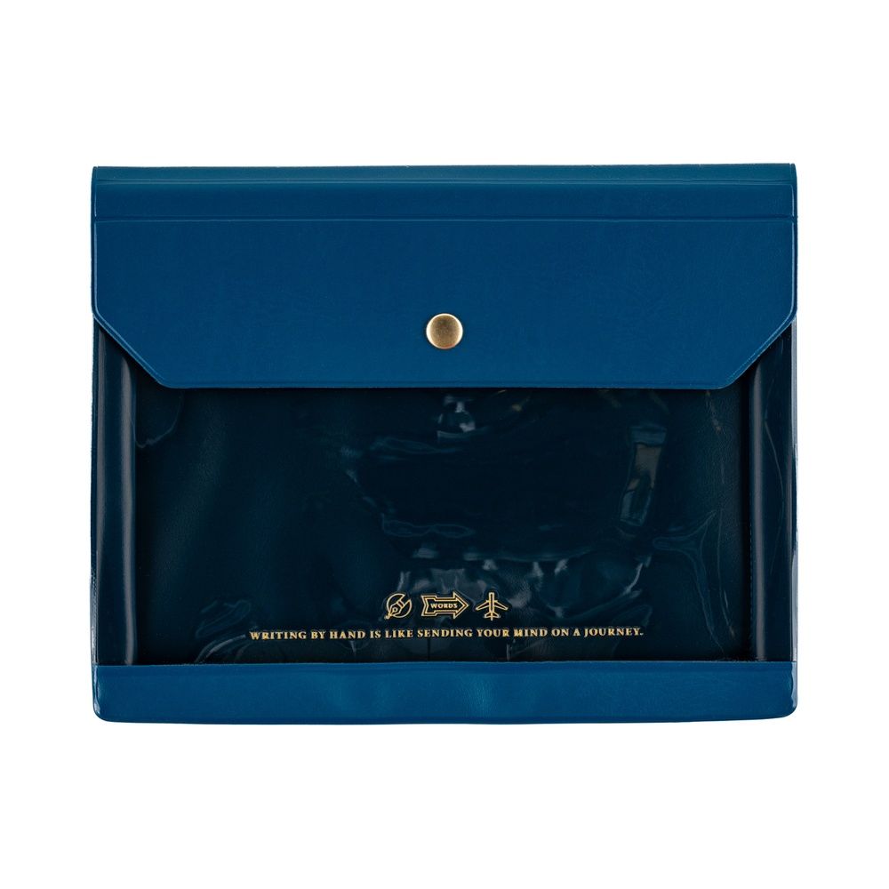 Hobonichi A6 Original Alettone Document Case - Navy