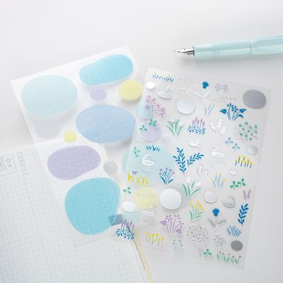 Hobonichi Layering Stickers - Yuri Sanae: Forest Lake