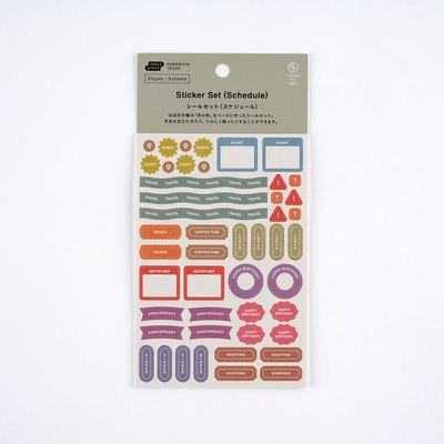 Hobonichi TSUKI no IRO: Sticker Set