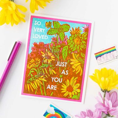 So Very Loved (Just As You Are) Encouragement Card