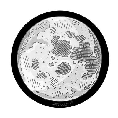 Moon Sticker