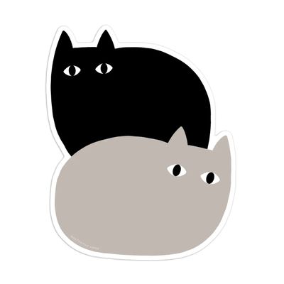 Loaf Cats Die Cut Sticker