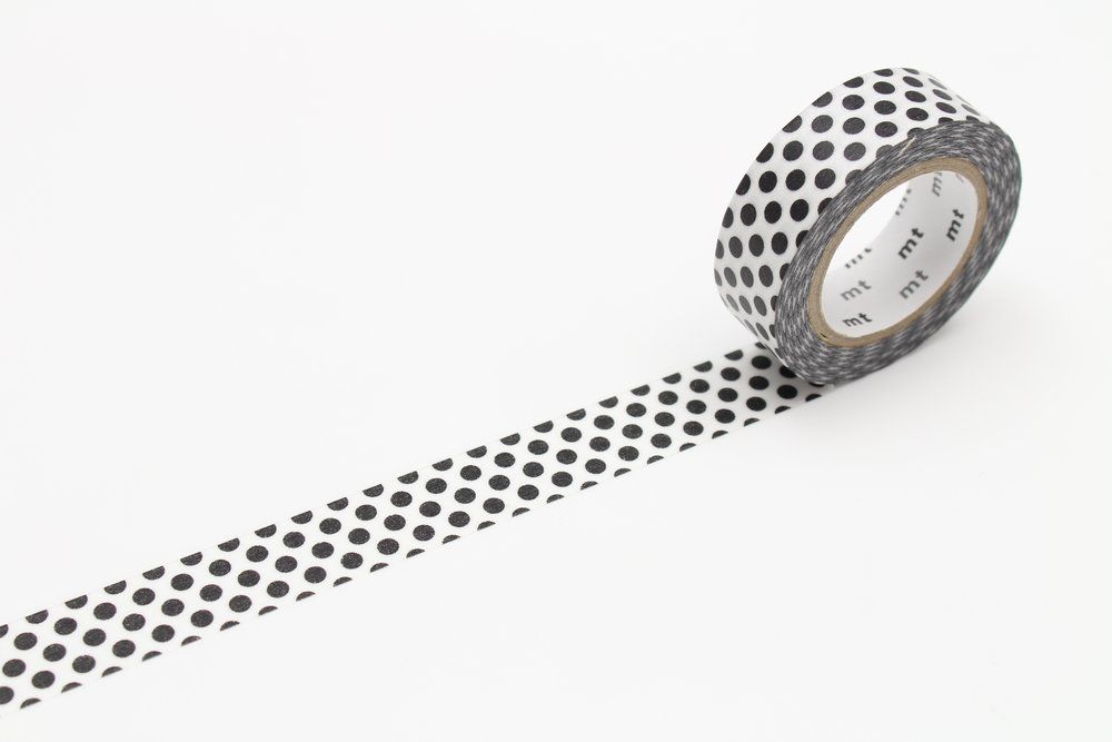 mt Black Dot Washi Tape