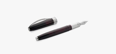 Visconti Michelangelo Fountain Pen - Black (Medium Nib)