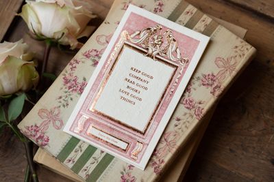 Louisa May Alcott Quote Women's Literature Letterpress Card