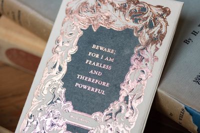 Mary Shelley Quote Women's Literature Letterpress Card