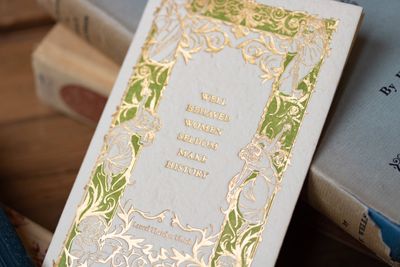 Laurel Thatcher Ulrich Quote Women's Literature Letterpress Card