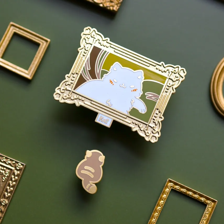 Meowster Enamel Pin Set