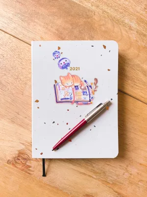 Vinyl Sticker (Transparent) Kitten's Journal