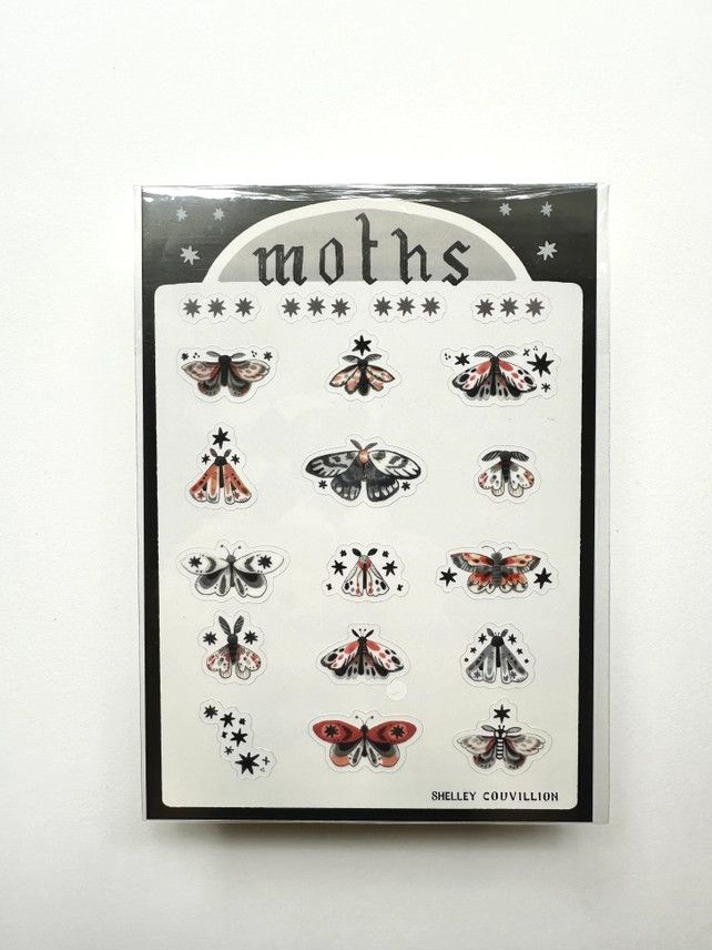 Moths Sticker Sheet