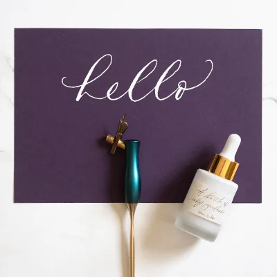 Tom's Studio White Calligraphy Ink (30ml)