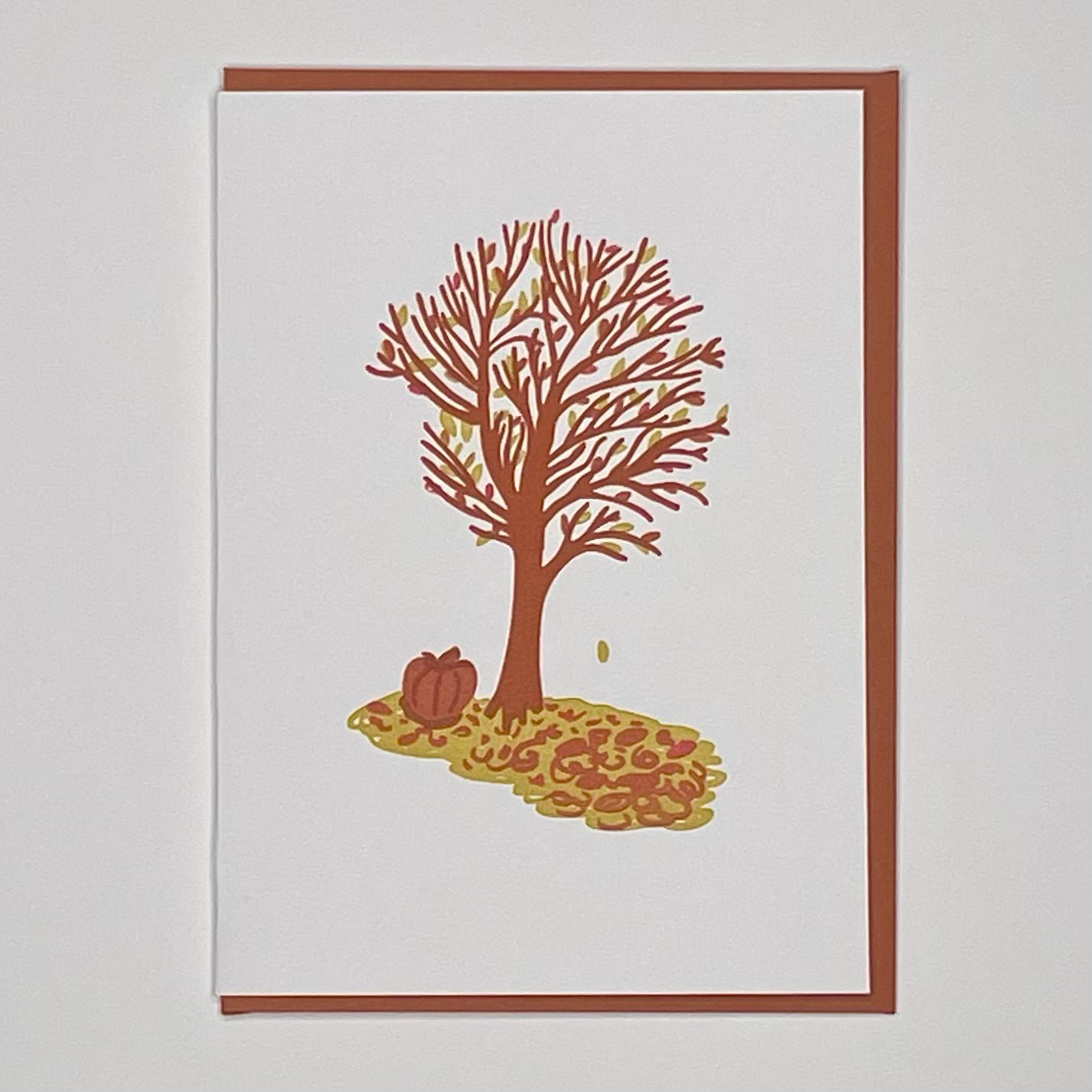 Fall Letterpress Greeting Card