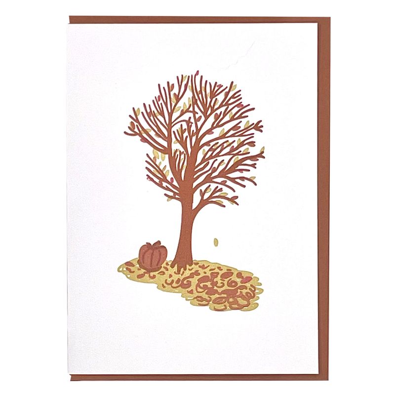 Fall Letterpress Greeting Card