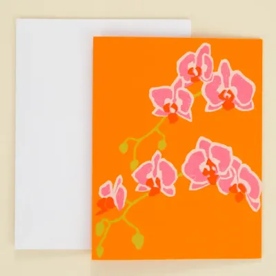Moth Orchid Card