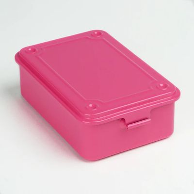 Toyo Steel Stackable Storage Box T-150 Shocking Pink