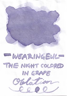 Wearingeul The Night Colored In Grape (Jeong Ji-yong) Bottled Ink (30ml)