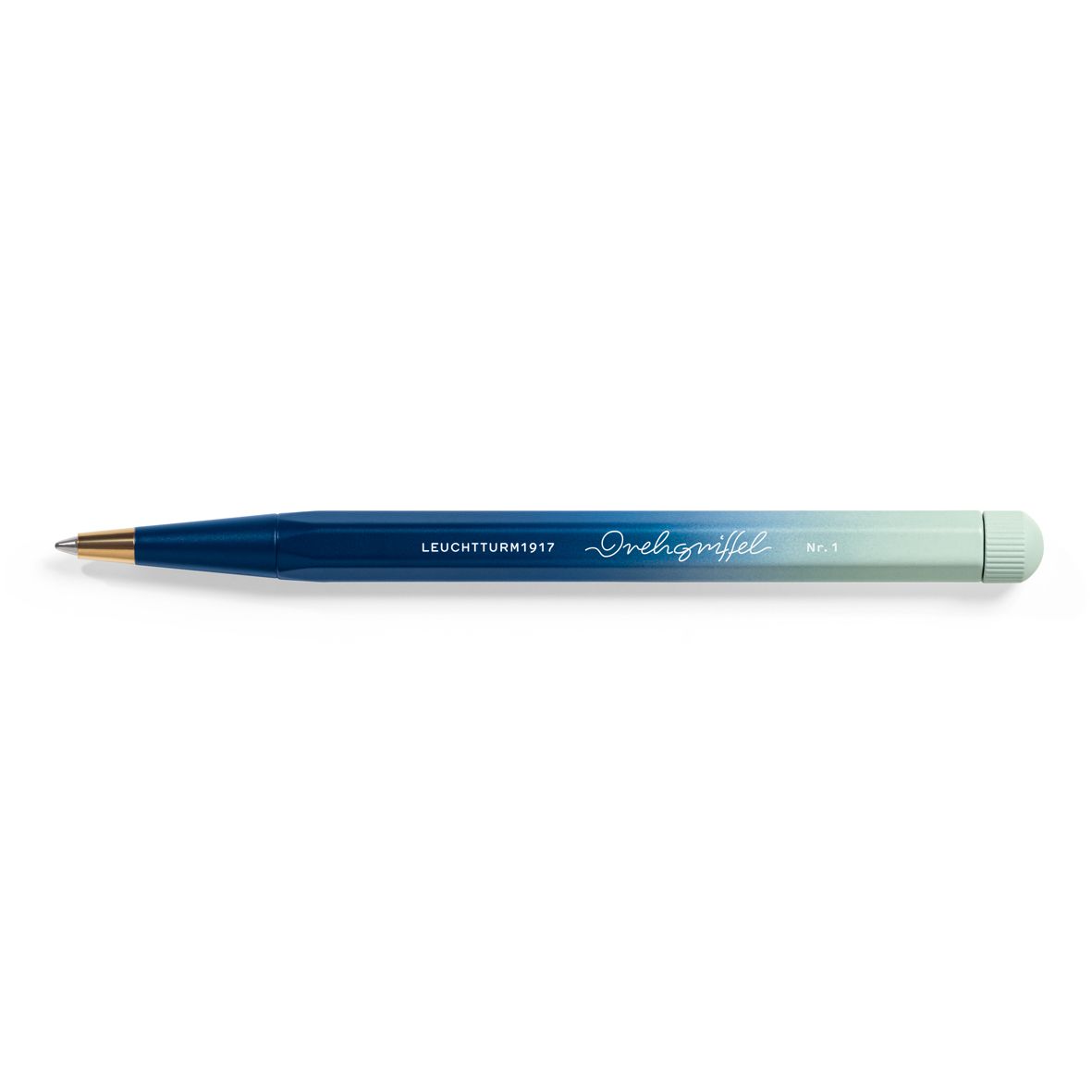 Leuchtturm1917 Drehgriffel Nr. 1 Ballpoint Pen - Gradient Edition - Navy/Mint Green