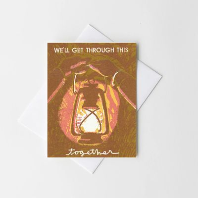 We'll Get Through This Risograph Card