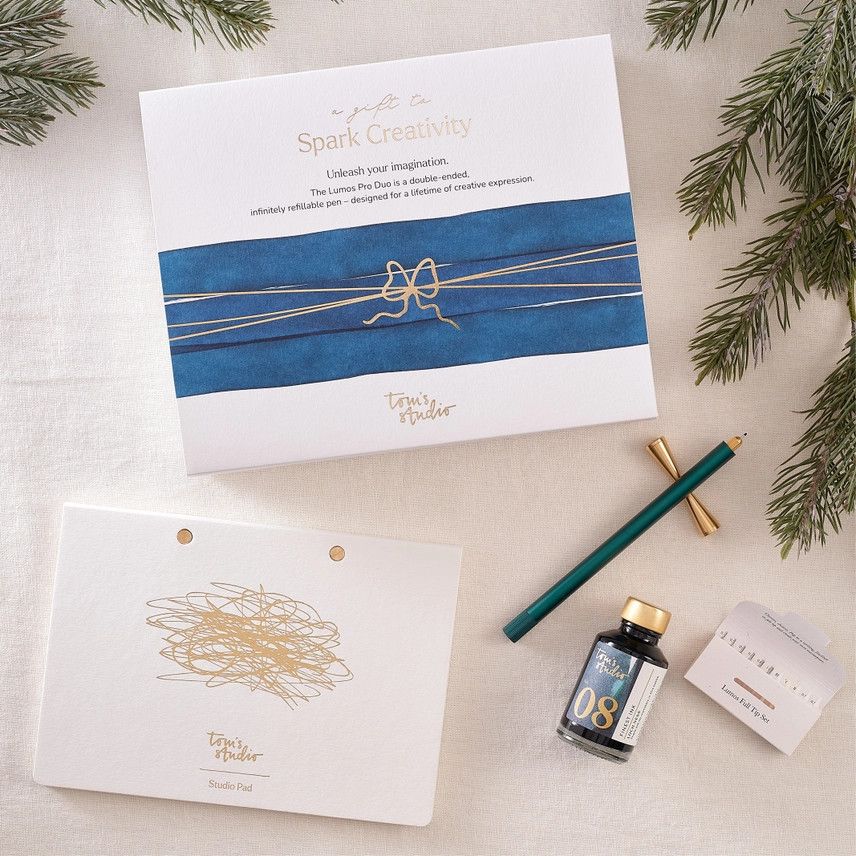 Tom's Studio Lumos Pro Duo Refillable Pen Gift Set - Ivy