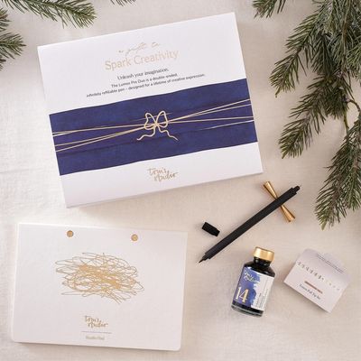 Tom's Studio Lumos Pro Duo Refillable Pen Gift Set - Matte Black