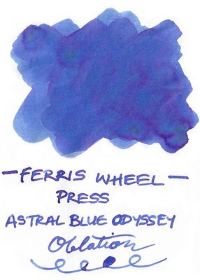 Ferris Wheel Press Astral Blue Odyssey Bottled Ink (38ml)