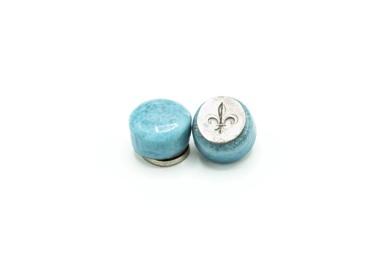 Small Glass Wax Seal Stamp - Fleur