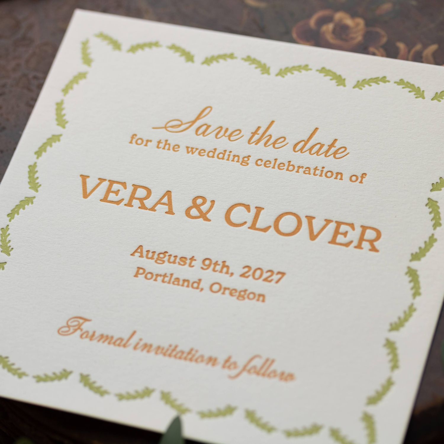 Clover Save the Date