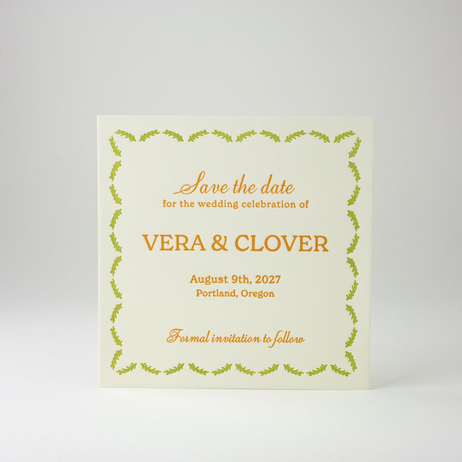 Clover Save the Date