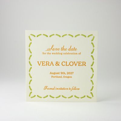 Clover Save the Date