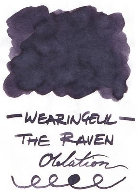 Wearingeul The Raven (Edgar Allan Poe) Bottled Ink (30 ml)