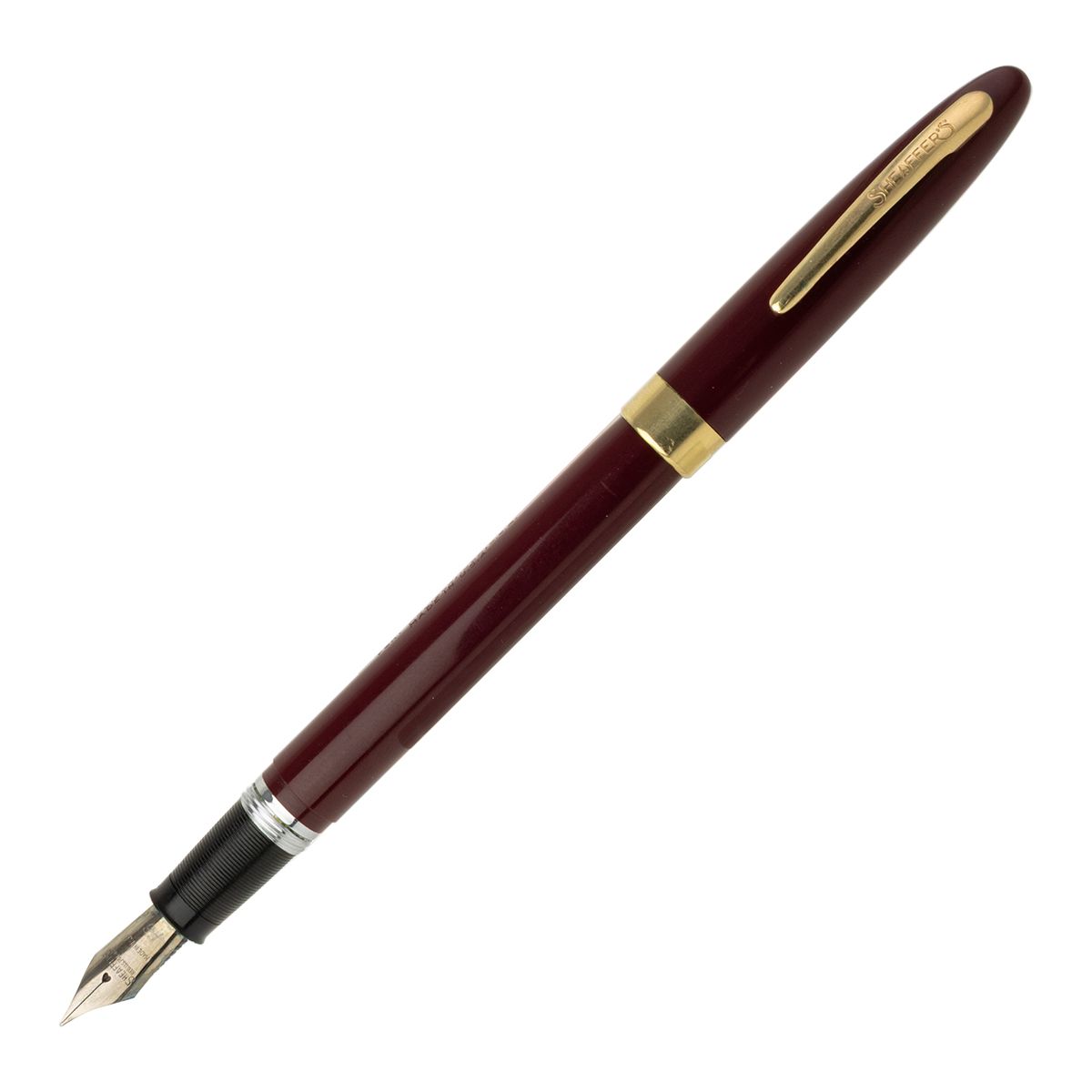 Vintage Sheaffer Maroon Snorkel Fill Fountain Pen