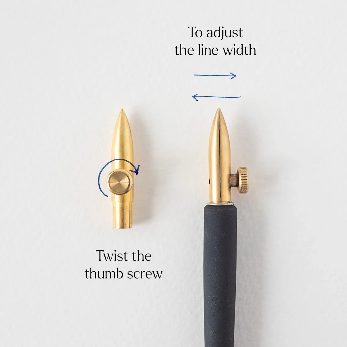 Tom's Studio One-Dip-Nib &amp; Pen - Brass