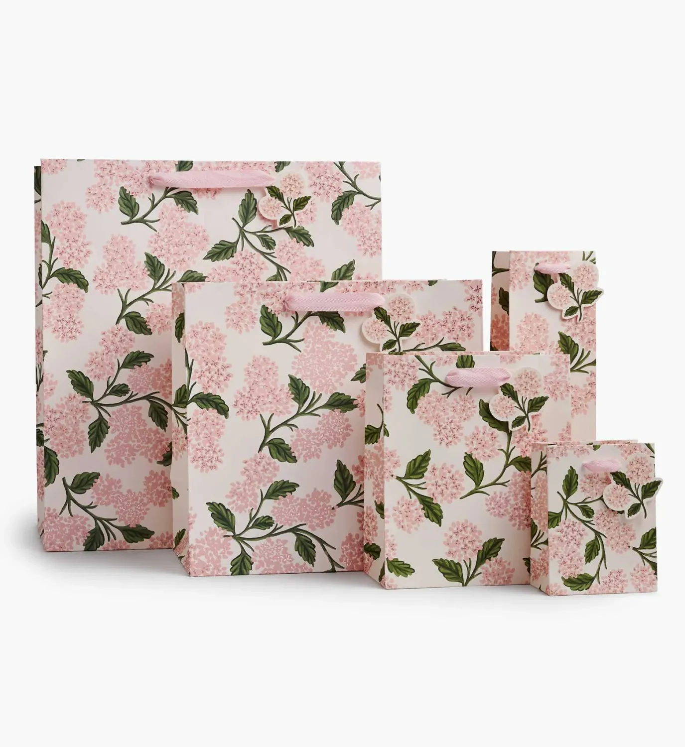 Pink Hydrangea Gift Bag - Small