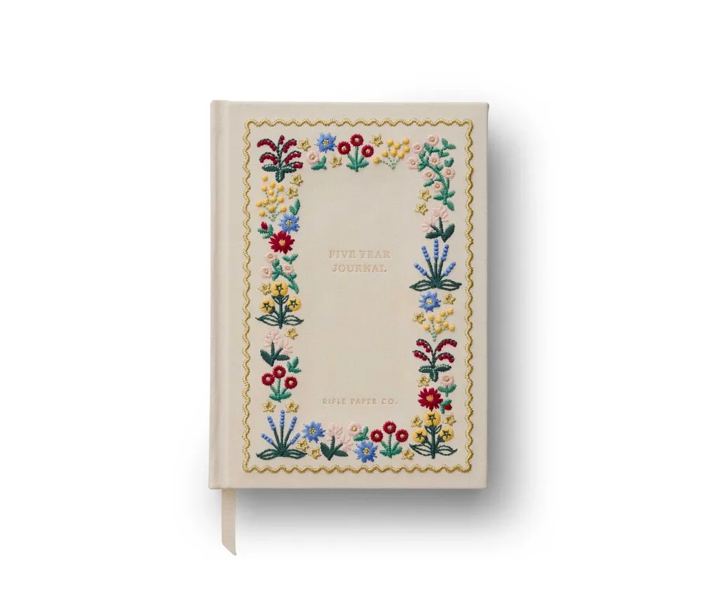 Wildwood Five-Year Embroidered Journal