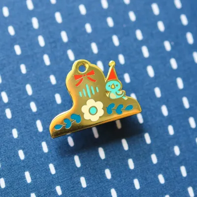 Shiny Clip Enamel Pin