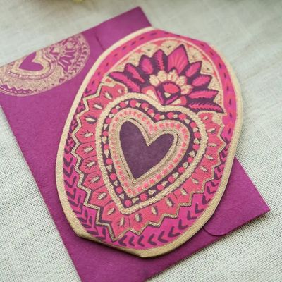 Heart of Feathers Greeting Card