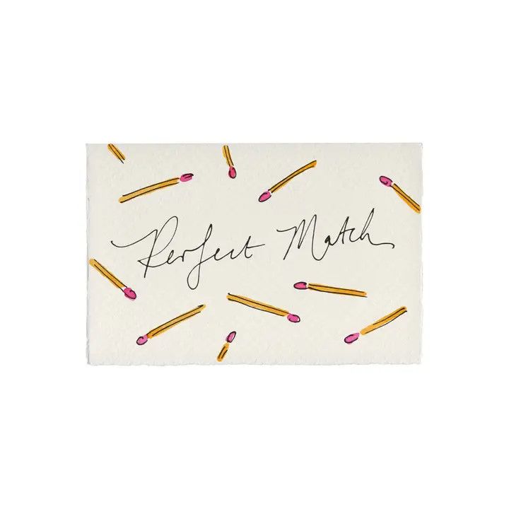 Perfect Match Letterpress Card