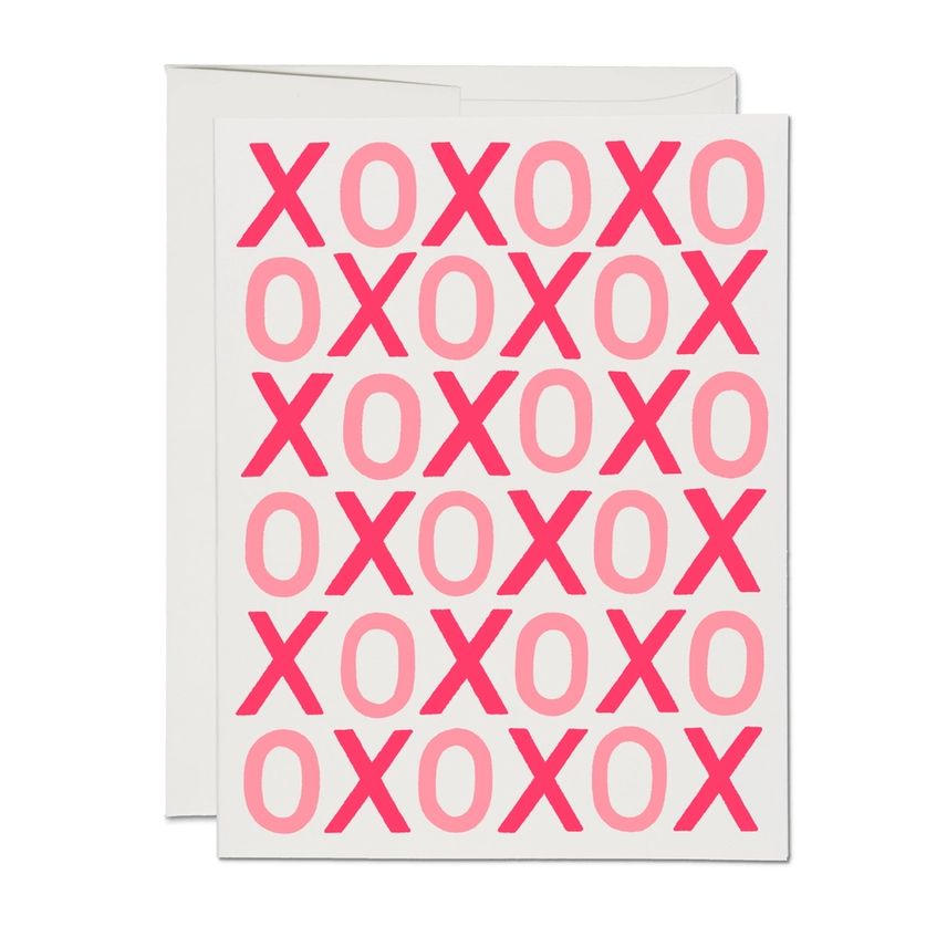 Kisses and Hugs Valentine's Day Greeting Card
