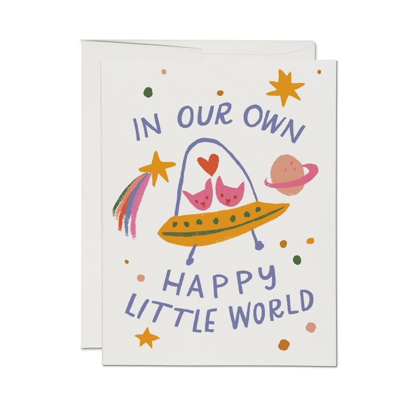 Happy Little World Love Card