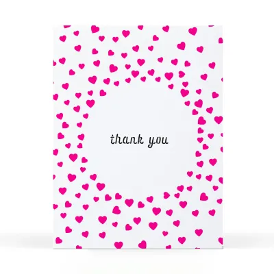 Thank You Hearts Card