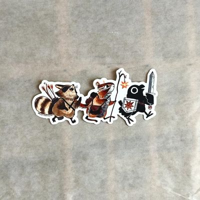 Adventuring Party D&amp;D Sticker