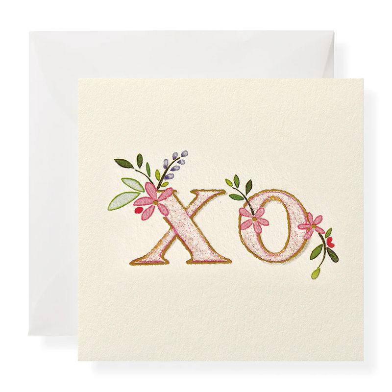 Floral XO Gift Enclosure