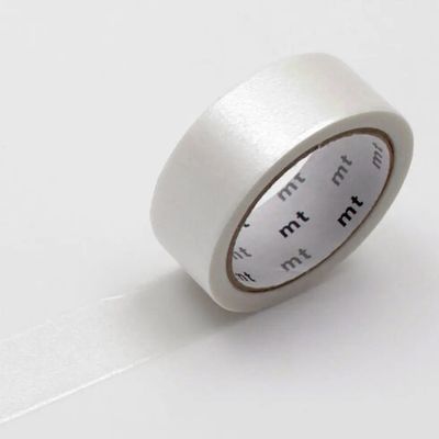 Silky White Washi Tape