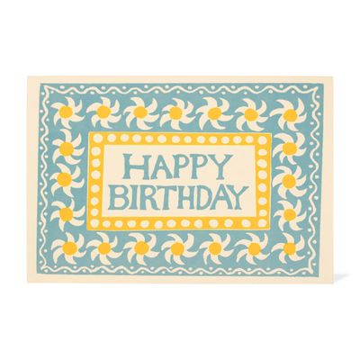 Springtime Happy Birthday Card
