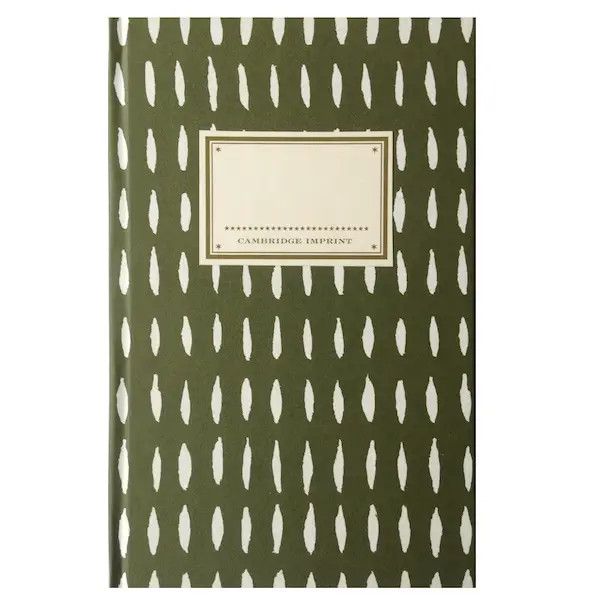 Hardback Notebook - Seed Olive