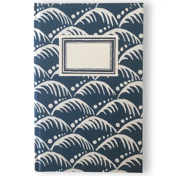 Hardback Notebook - Wave Indigo