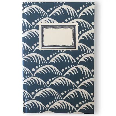Hardback Notebook - Wave Indigo