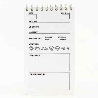 A Pocket Log For Birders